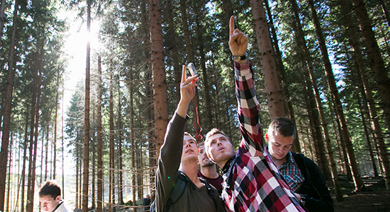 Student from Forest and Landscape College